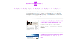 Desktop Screenshot of pharmacyshoponline.com
